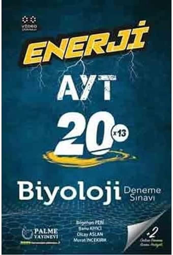 Enerji AYT Biyoloji 20 Deneme Sınavı