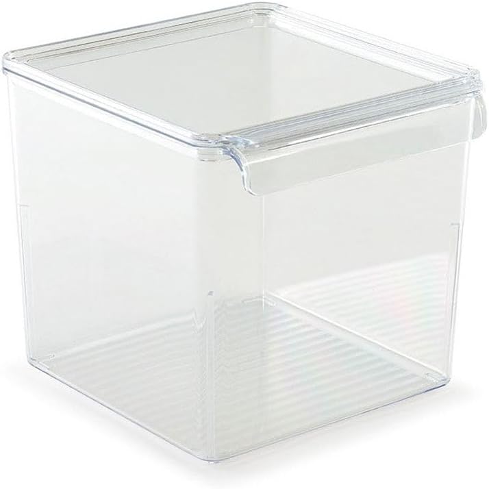 M-E73-10-16 Kapaklı Küp Düzenleyici, Şeffaf