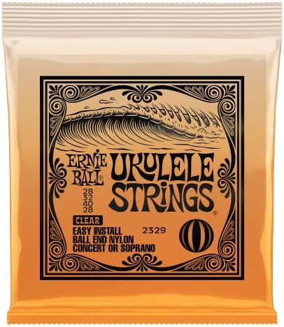 Ernie Ball Ukulele Ball End Şeffaf Naylon Ipler