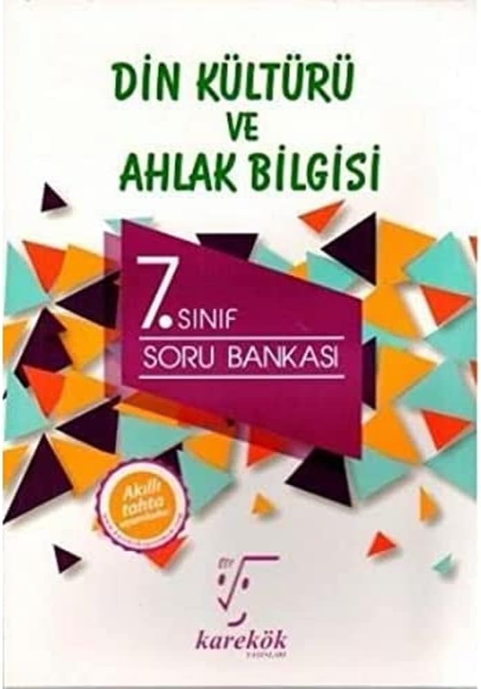 Karekök 7. Sınıf Din Kültürü ve Ahlak Bilgisi Soru Bankası Akıllı Tahta Uyumludur (Yeni)