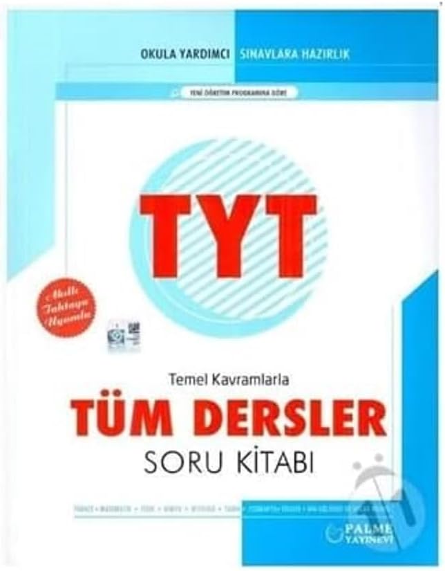 Palme TYT Temel Kavramlarla Tüm Dersler Soru Kitabı