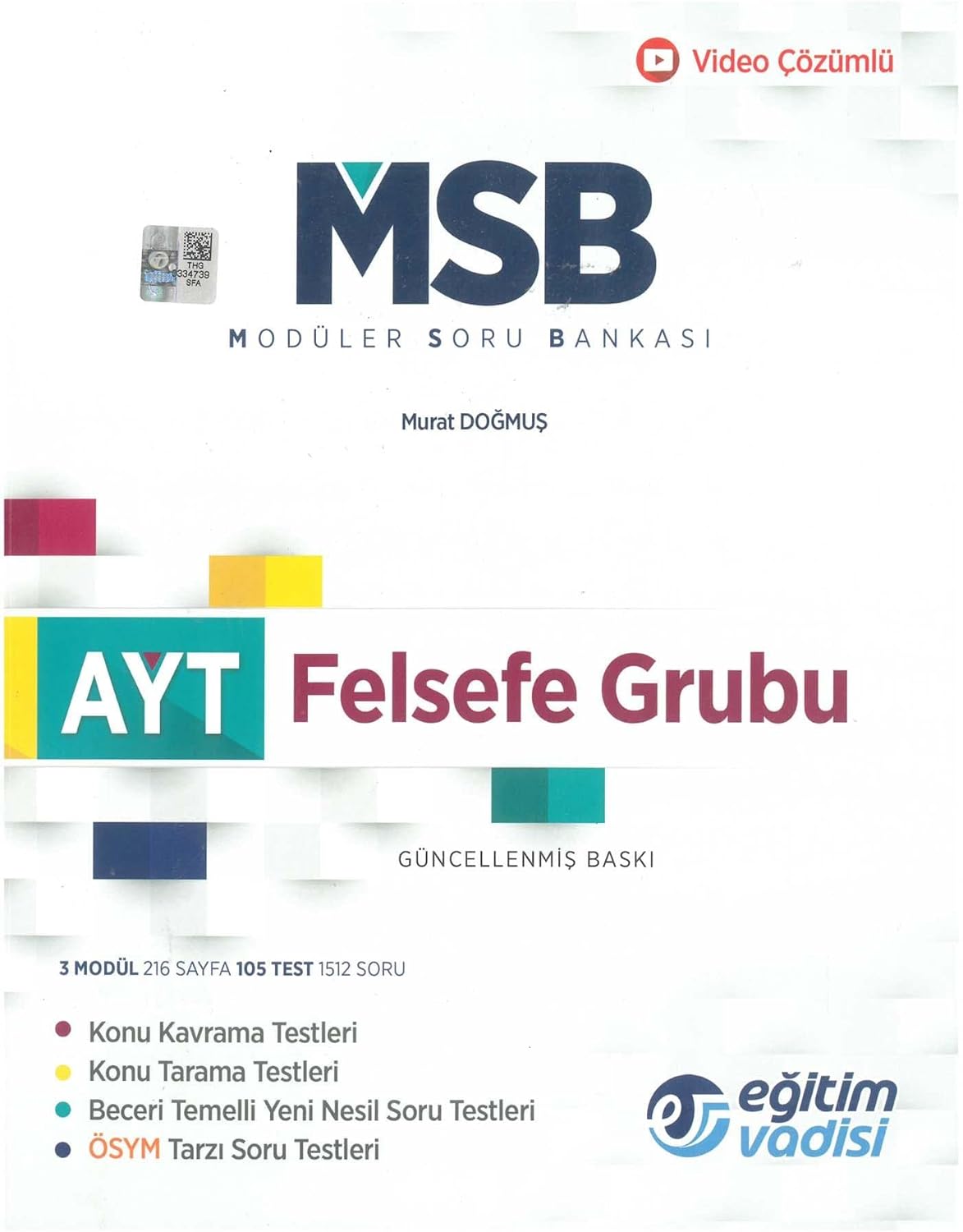 Eğitim Vadisi AYT Felsefe Modüler Soru Bankası