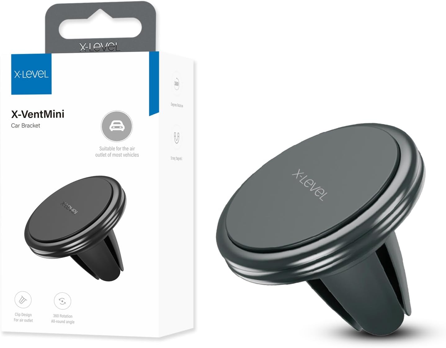 X-ventmini Manyetik Özellikli Klipsli Araç Içi Telefon Tutucu