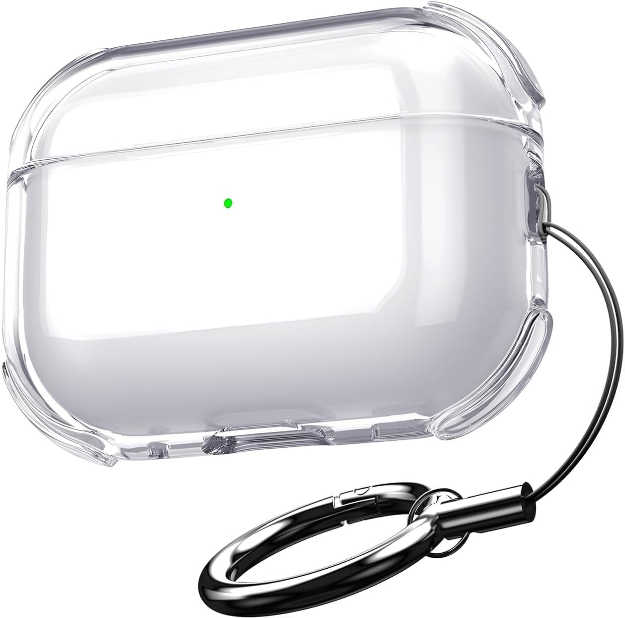 PRO 3 için Ultra Şeffaf Silikon Kılıf Darbe Emici Köşeler ile Mükemmel Koruma ve Yüksek Kaliteli Taşıma Karabinalı Pro 3. Nesil Kılıfı (Şeffaf, PRO 3)