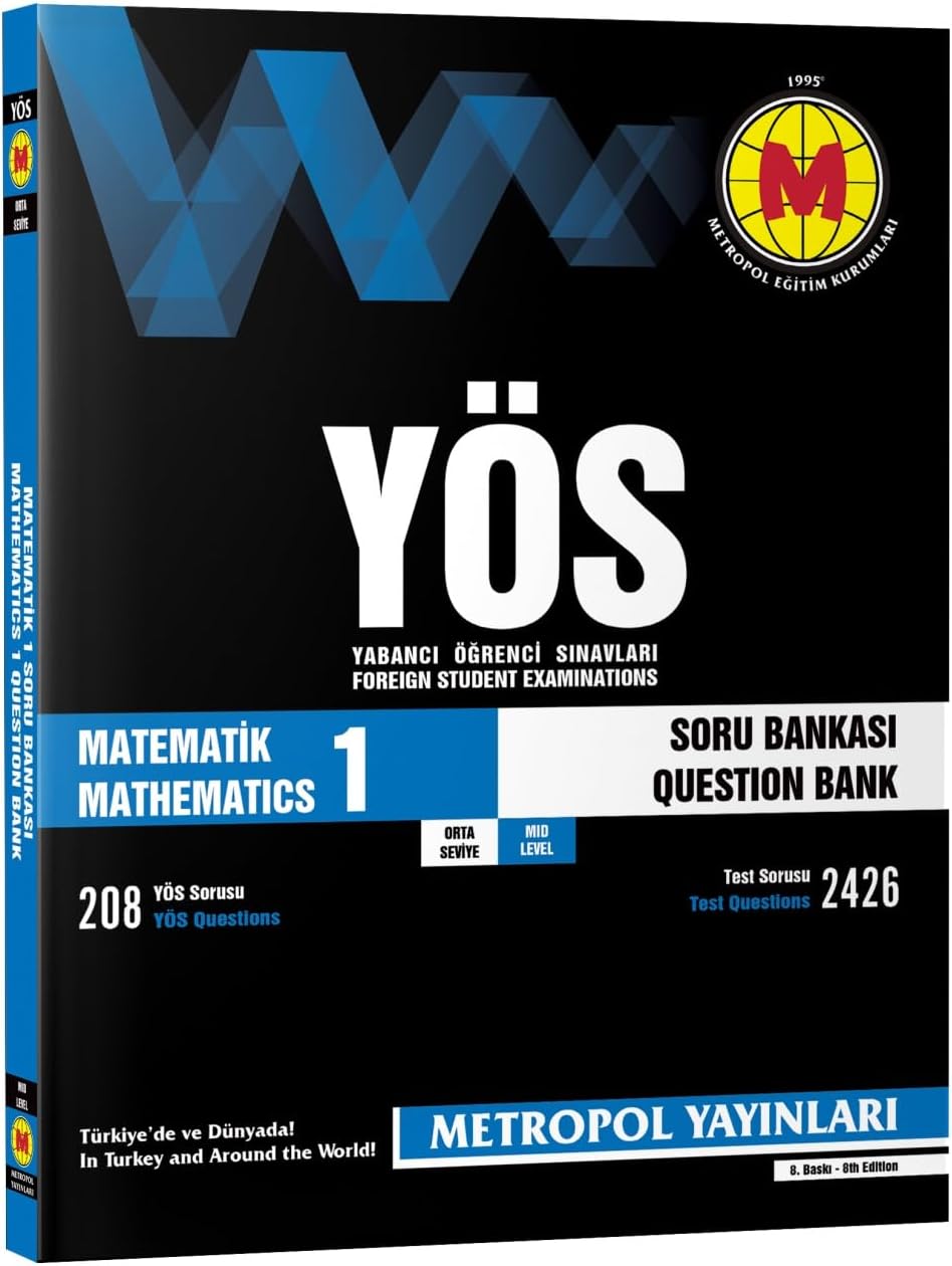 Metropol YÖS Matematik-1 Konu Özetli Soru Bankası