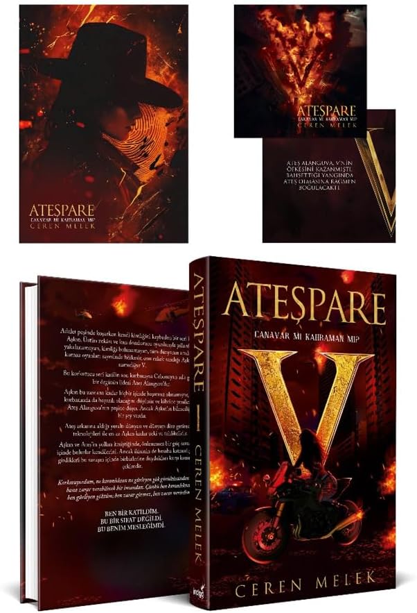 Ateşpare 1 - Canavar mı Kahraman mı? (Ciltli)