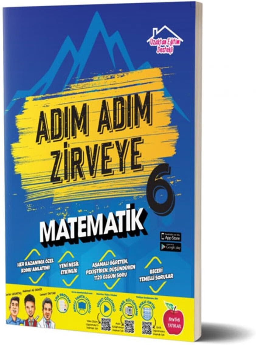 NEWTON 6.SINIF ADIM ADIM ETKİNLİKLİ KONU ANLATIMLI SORU BANKALARI -- MATEMATİK