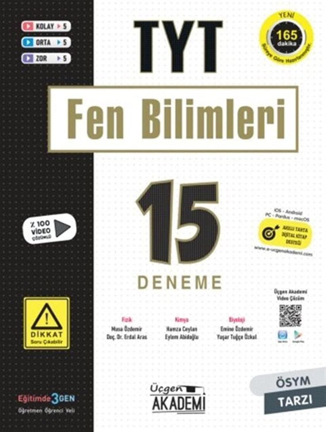 TYT Fen Bilimleri 15 li Deneme Sınavı