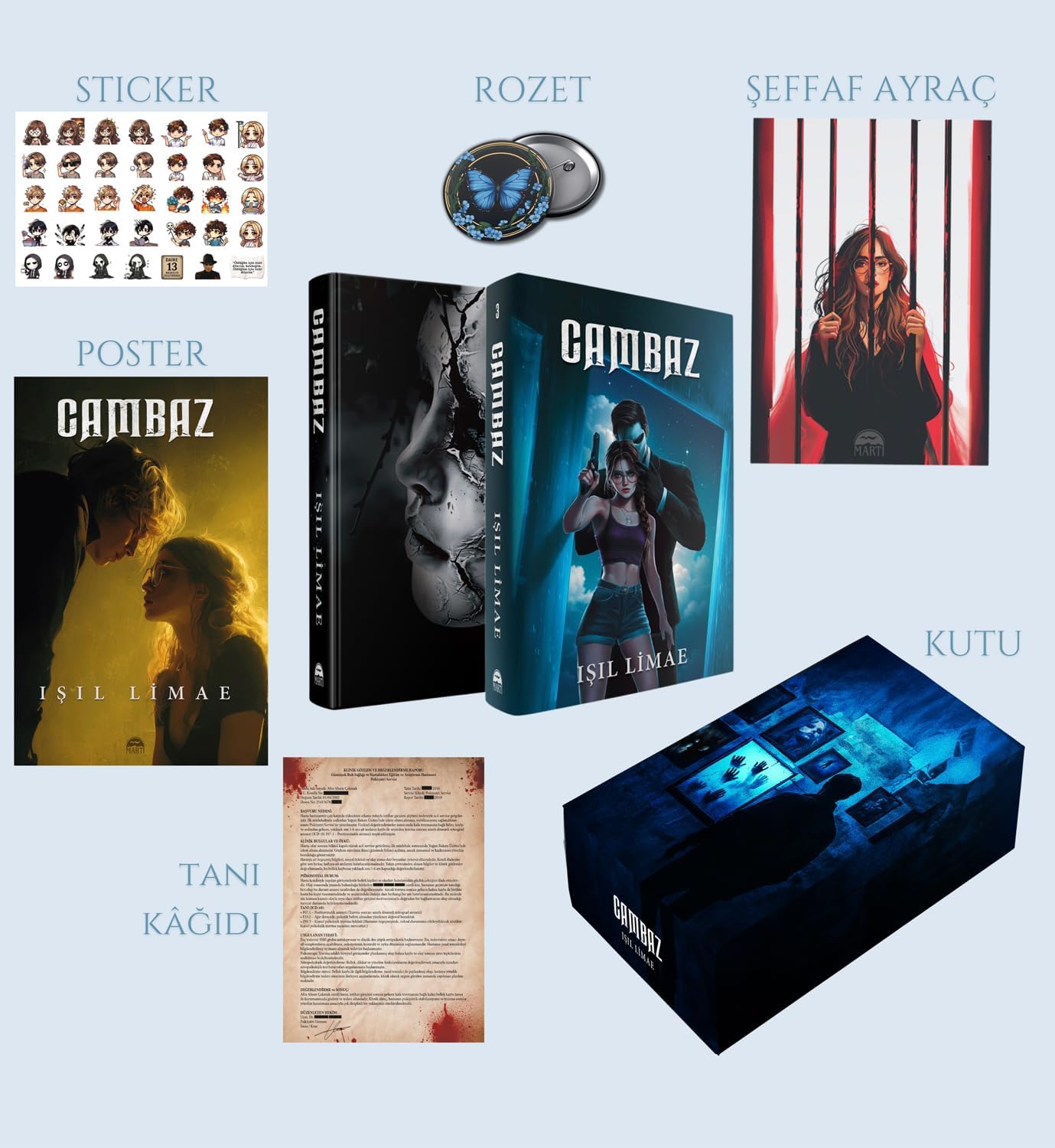 Cambaz - 7 Tutsak 1 Ölü (Ciltli - Kutulu)