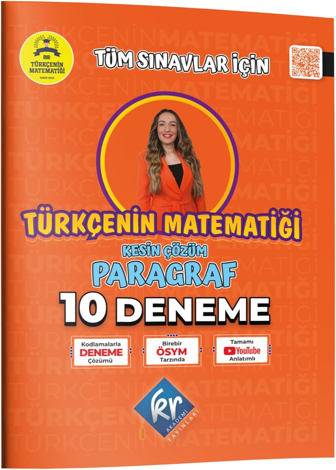 Gamze Hoca Türkçenin Matematiği Tüm Sınavlar İçin Paragraf 10 Deneme KR Akademi Yayınları